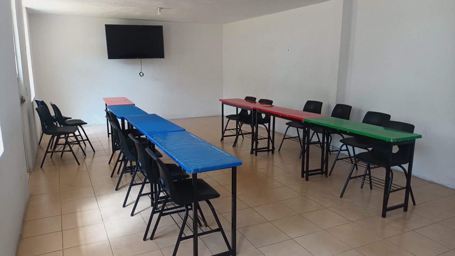 Salón con proyección